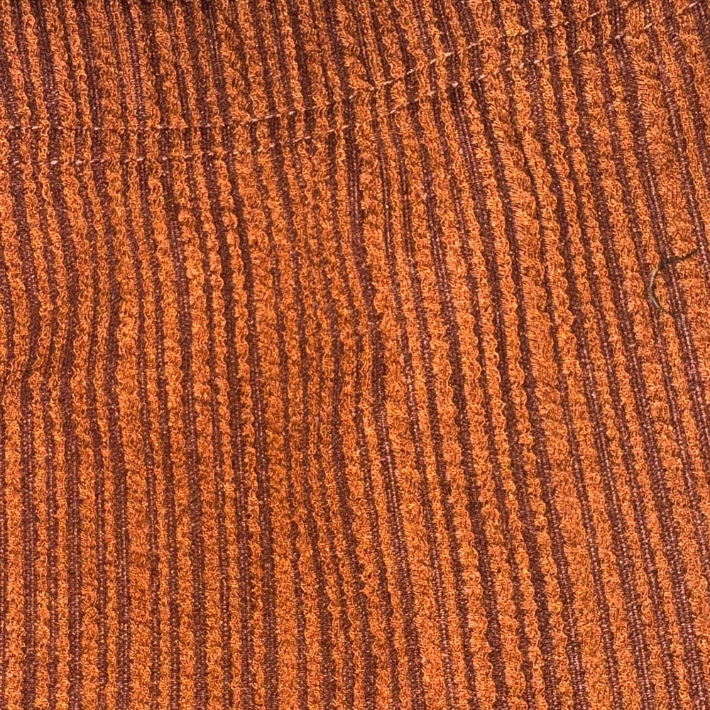 SHEIN Rust Ribbed Pants - Picture 2 of 4